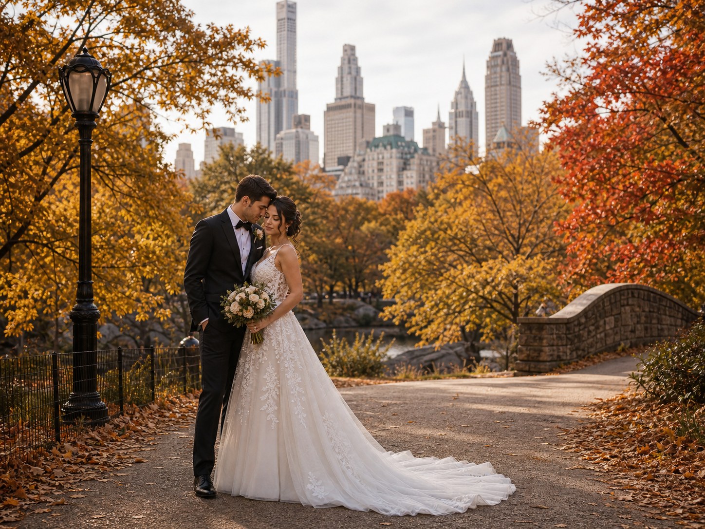 How to Use AI Wedding Photos as a Photographer Brief? wedding inspiration image with a clear couple subject