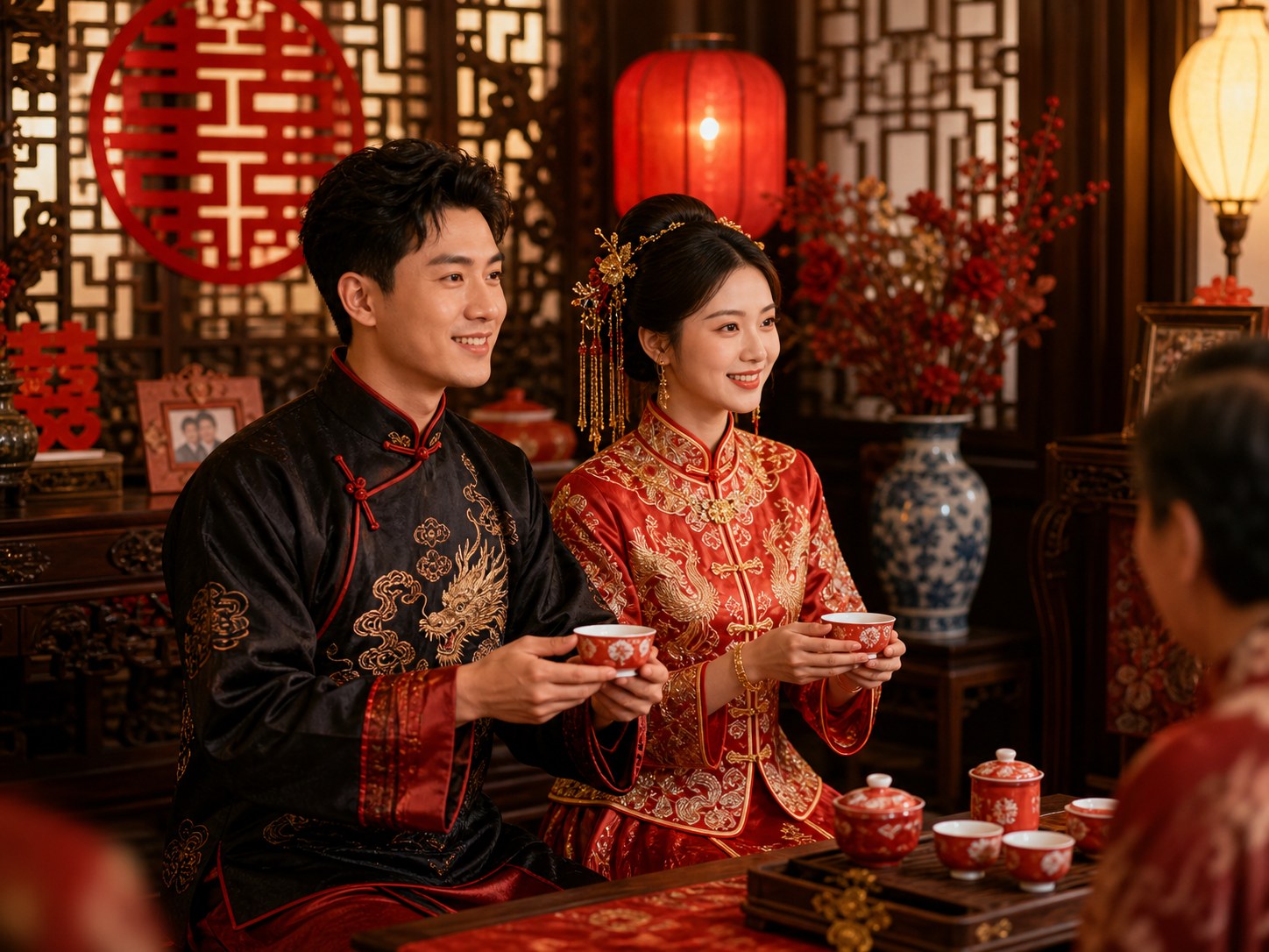 Chinese Wedding Photos vs Korean Wedding Photos wedding inspiration image with a clear couple subject