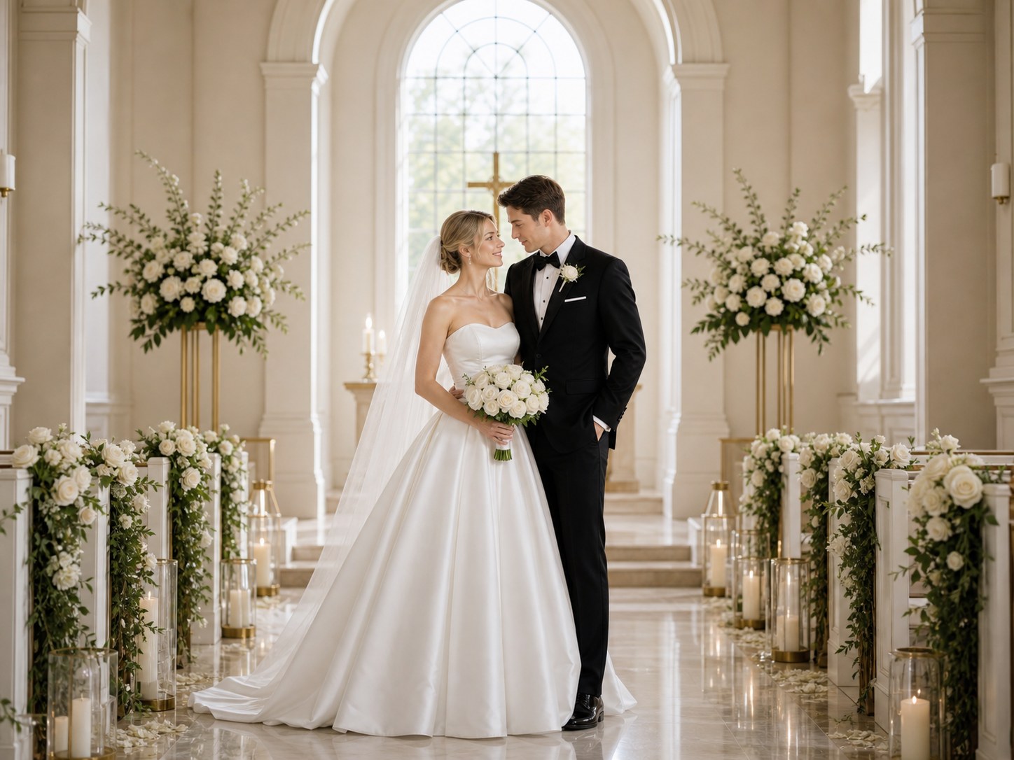 What Photos Should I Upload for the Best AI Wedding Photo Results? wedding inspiration image with a clear couple subject