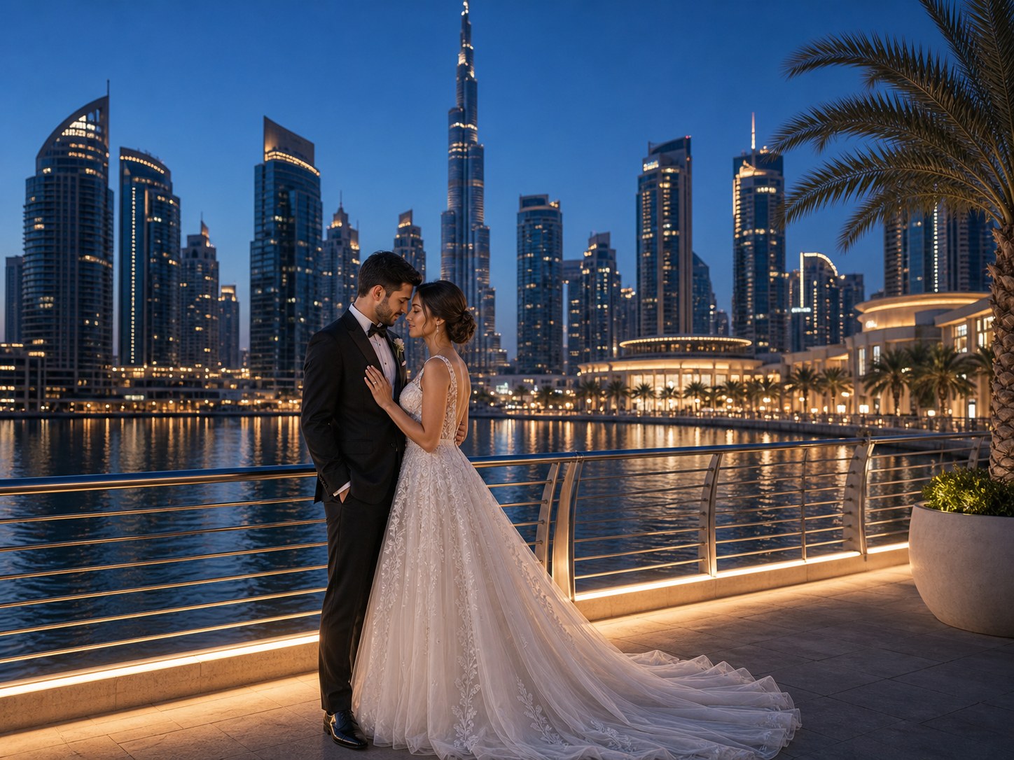 Can We Create Engagement Announcement Photos Without a Photoshoot? wedding inspiration image with a clear couple subject