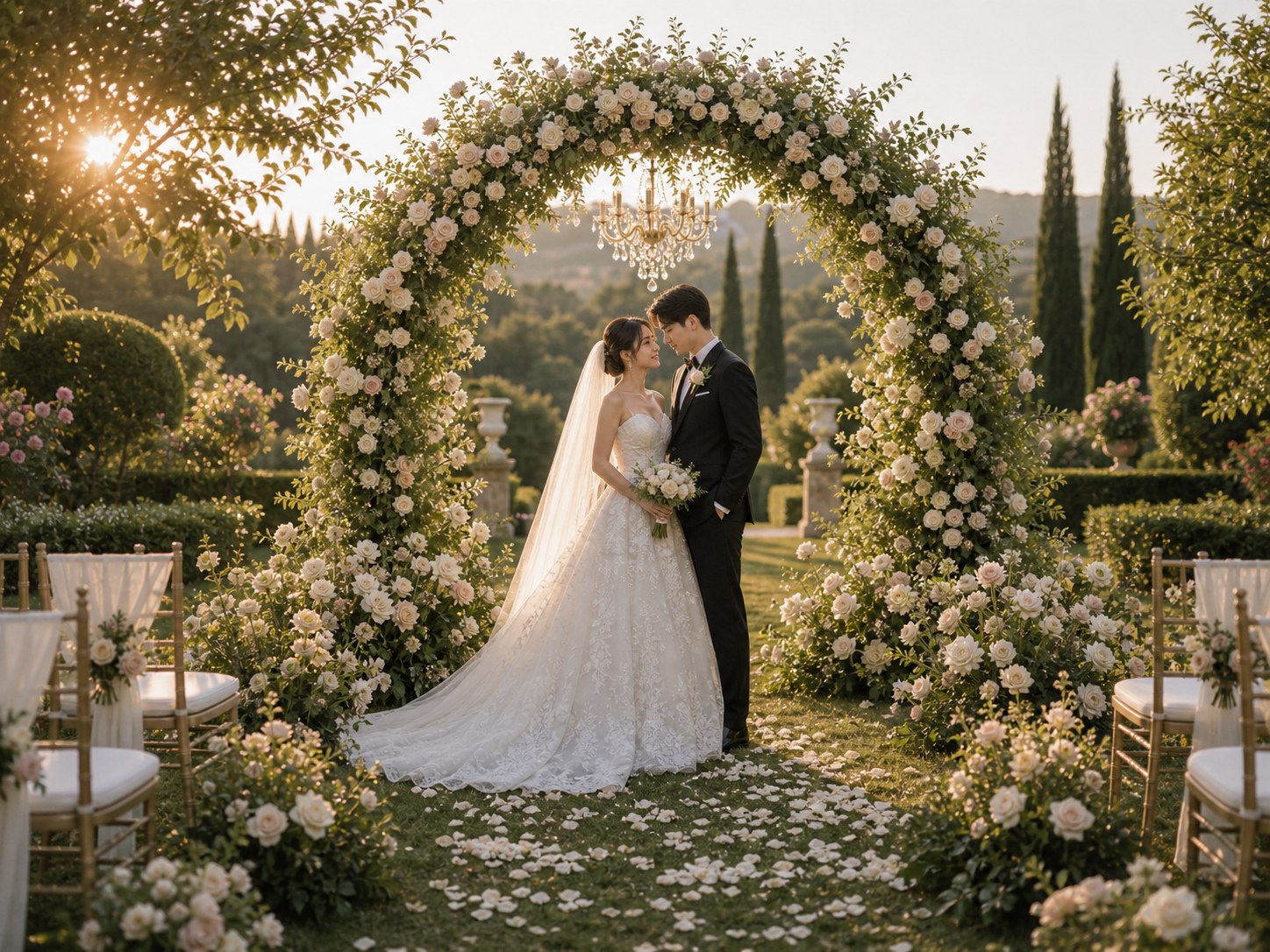 How Many Couple Photos Do I Need for AI Wedding Portraits? wedding inspiration image with a clear couple subject