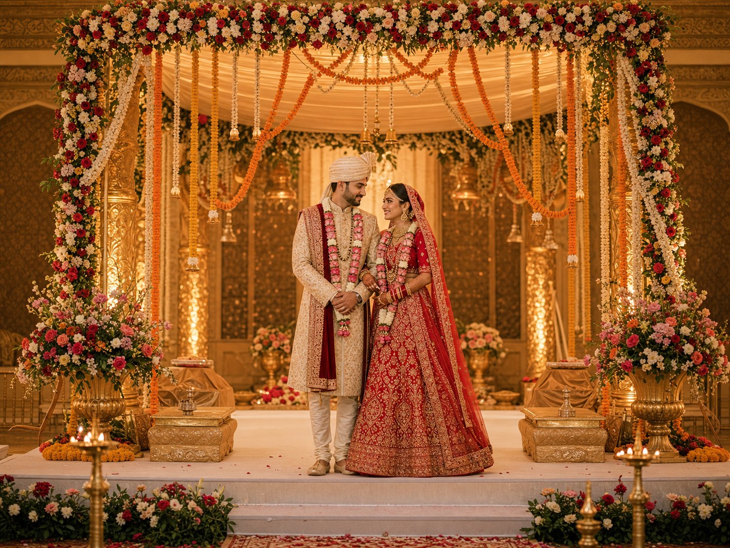 AI Indian Wedding Photo Generator wedding inspiration image with a clear couple subject