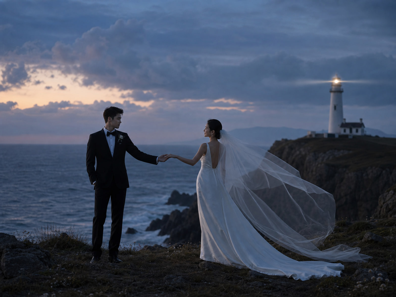 Beach Wedding Photos vs Hotel Wedding Photos wedding inspiration image with a clear couple subject