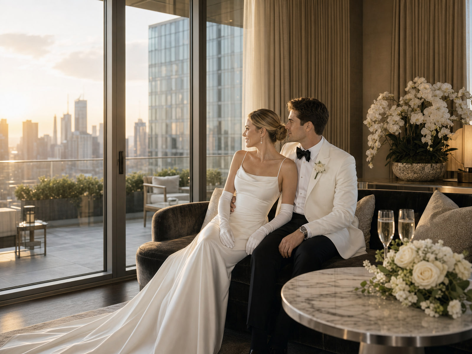 Can I Turn Normal Couple Photos Into Wedding Photos? wedding inspiration image with a clear couple subject