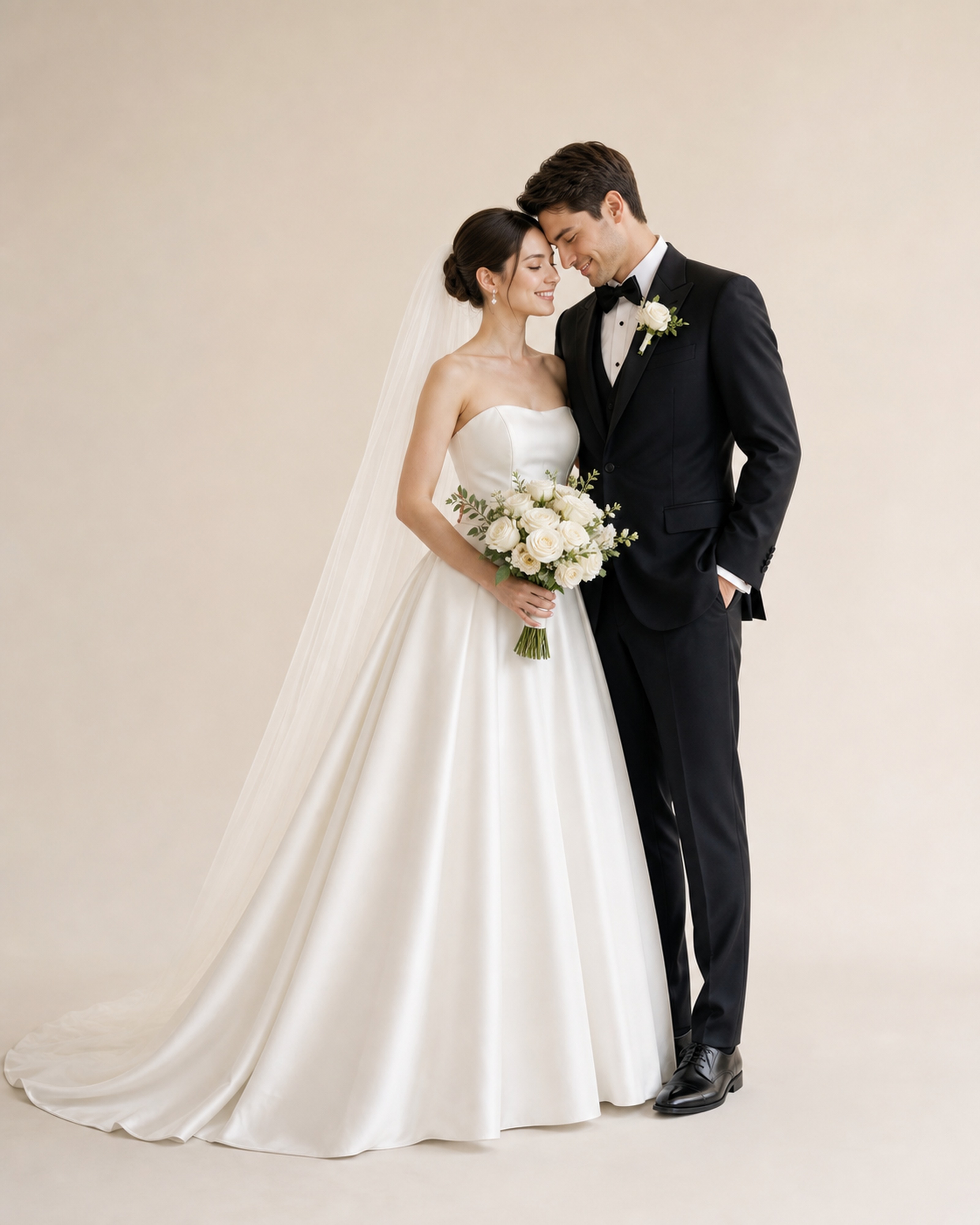 Classic AI wedding photo style preview